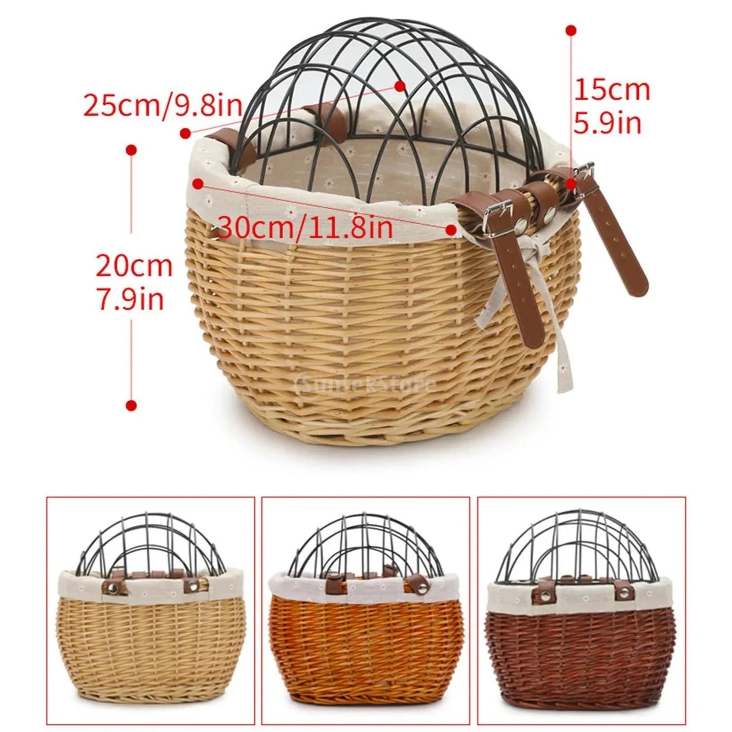 Panier rétro de vélo pour chat - Mimikats