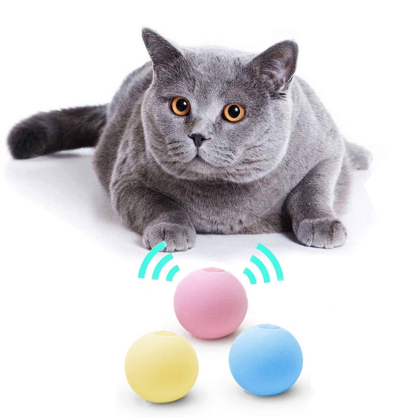 SmartBall™ - Balle intelligente d'apprentissage pour chat - Mimikats